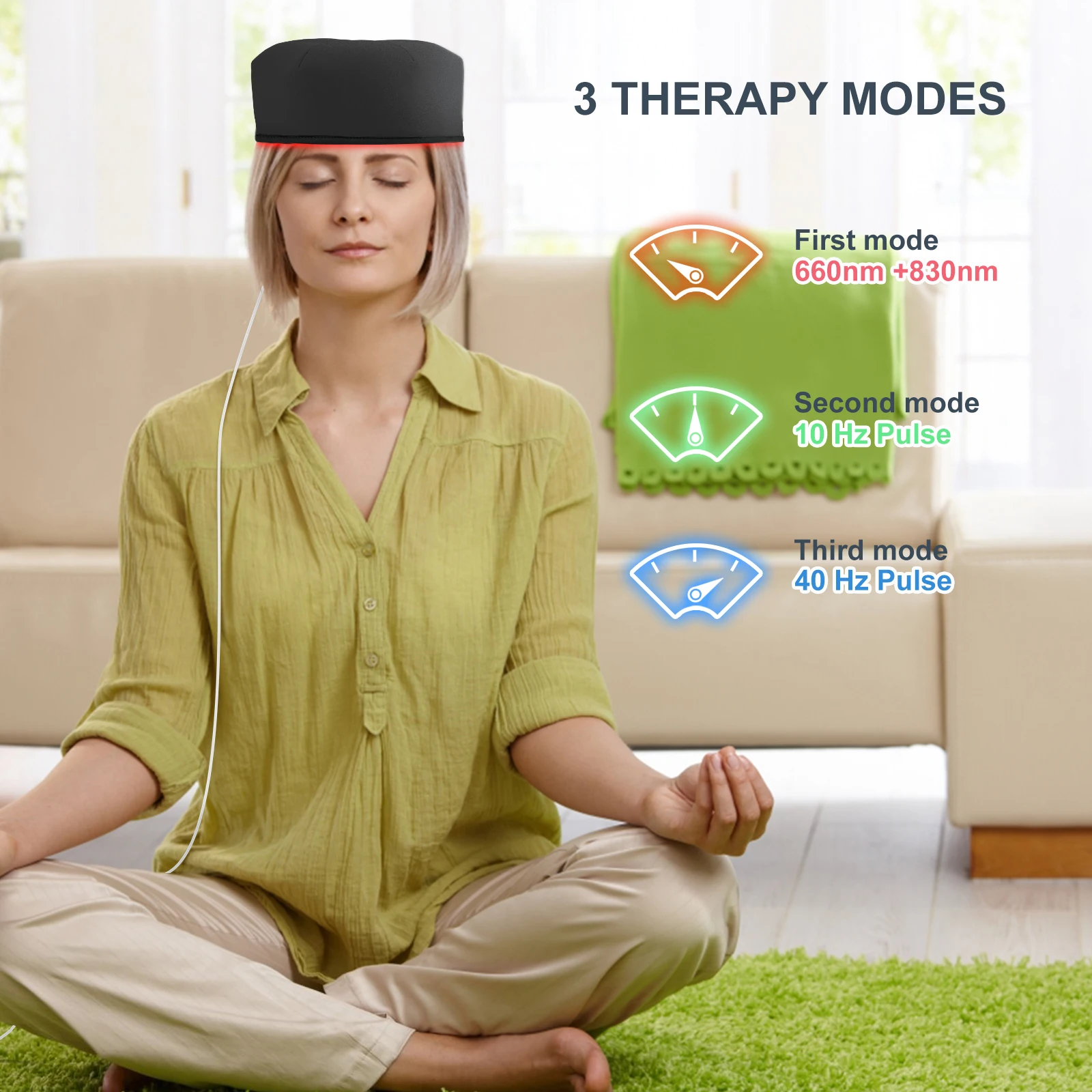 Red Light Therapy Hat for Hair Growth Head - Image 13